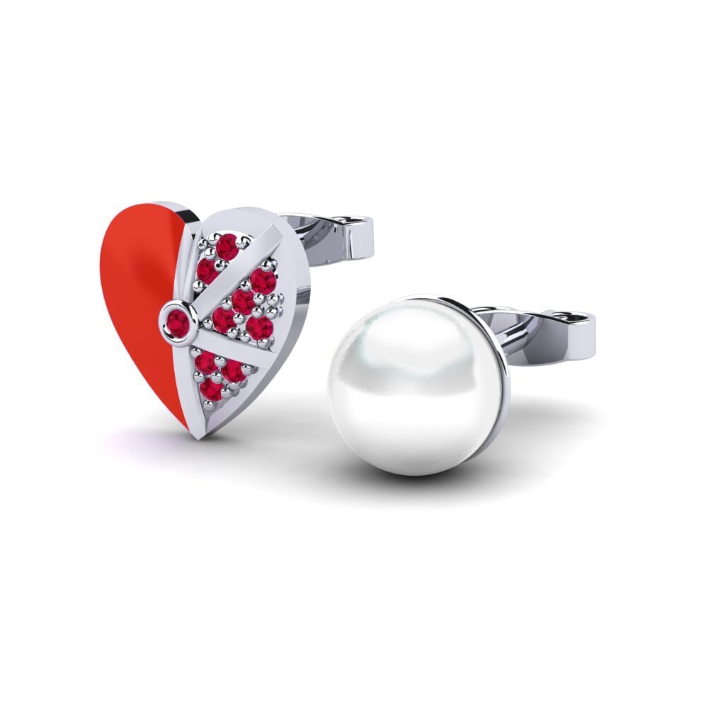 950 Palladium Women's Earring Misto C