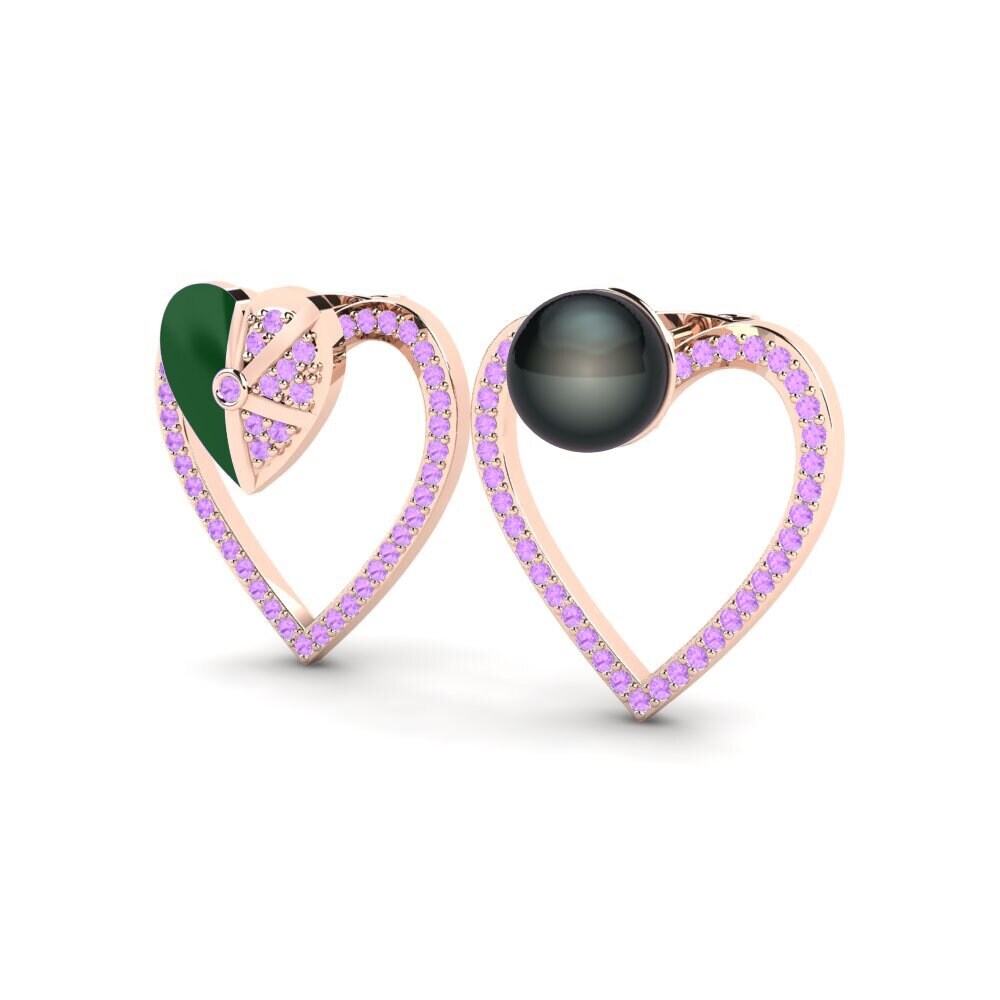 Amethyst Women's Earring Misto D