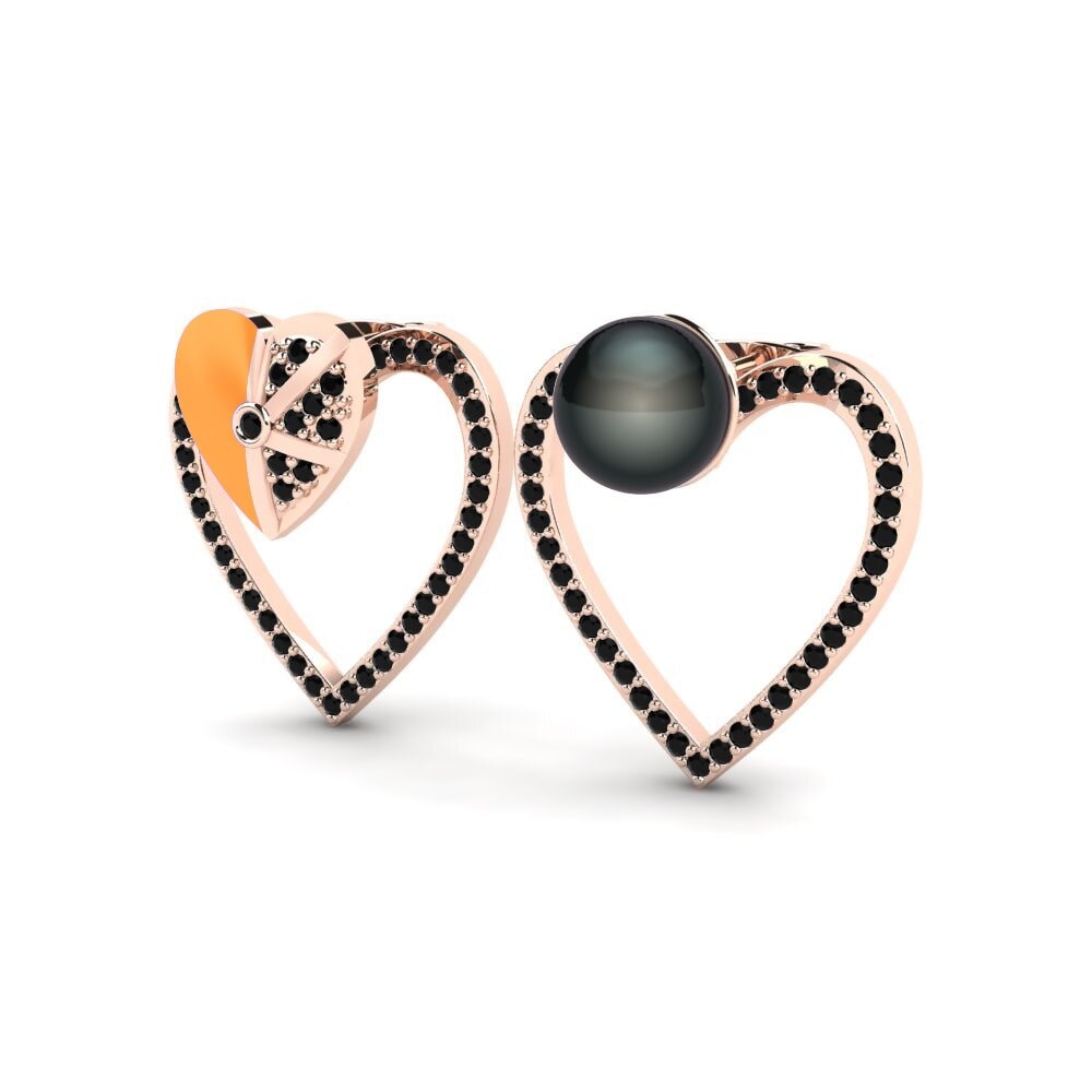 Black Sapphire Women's Earring Misto D
