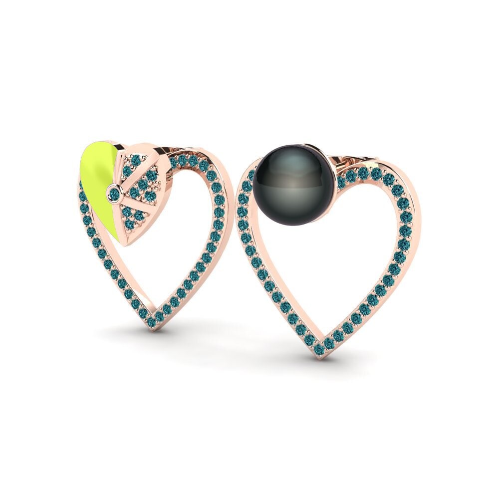 Blue Diamond Women's Earring Misto D