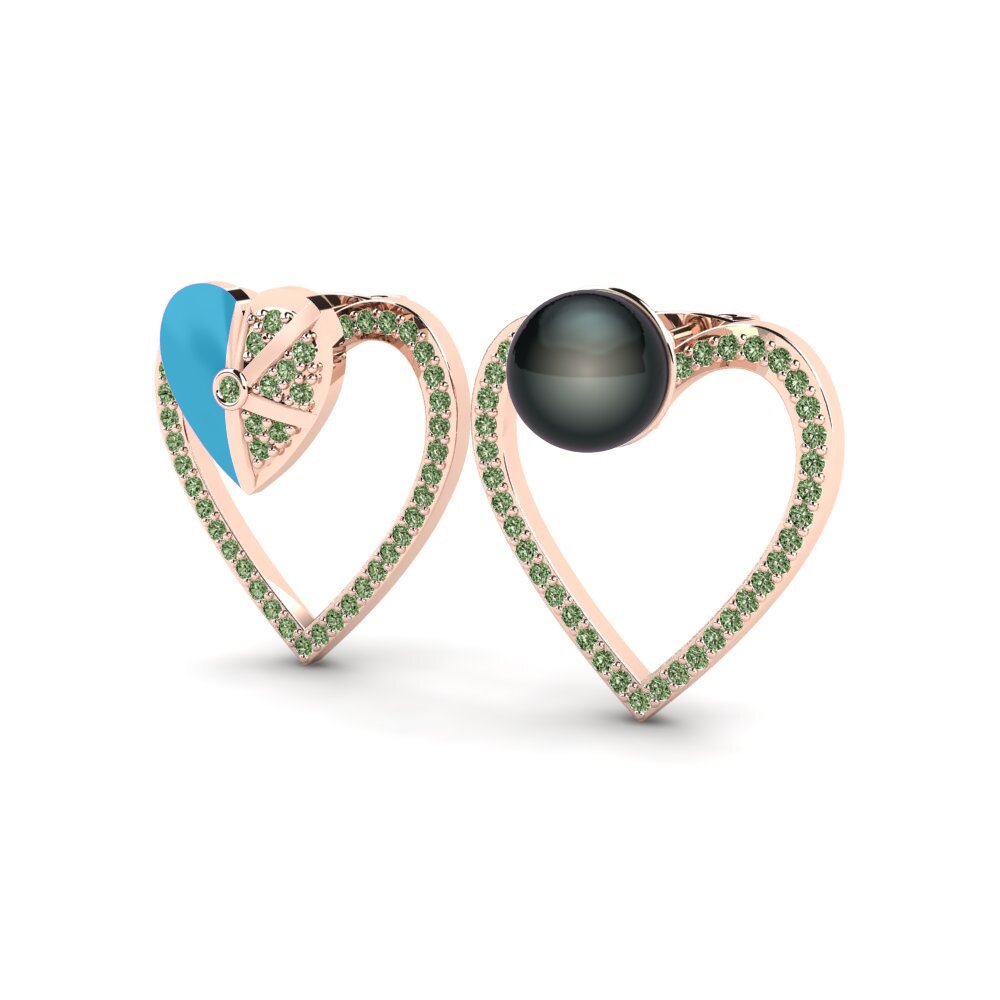 Green Diamond Women's Earring Misto D