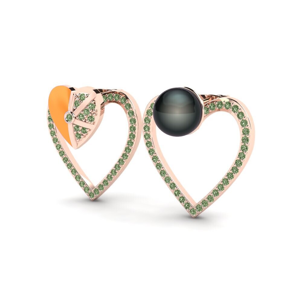 Green Diamond Women's Earring Misto D