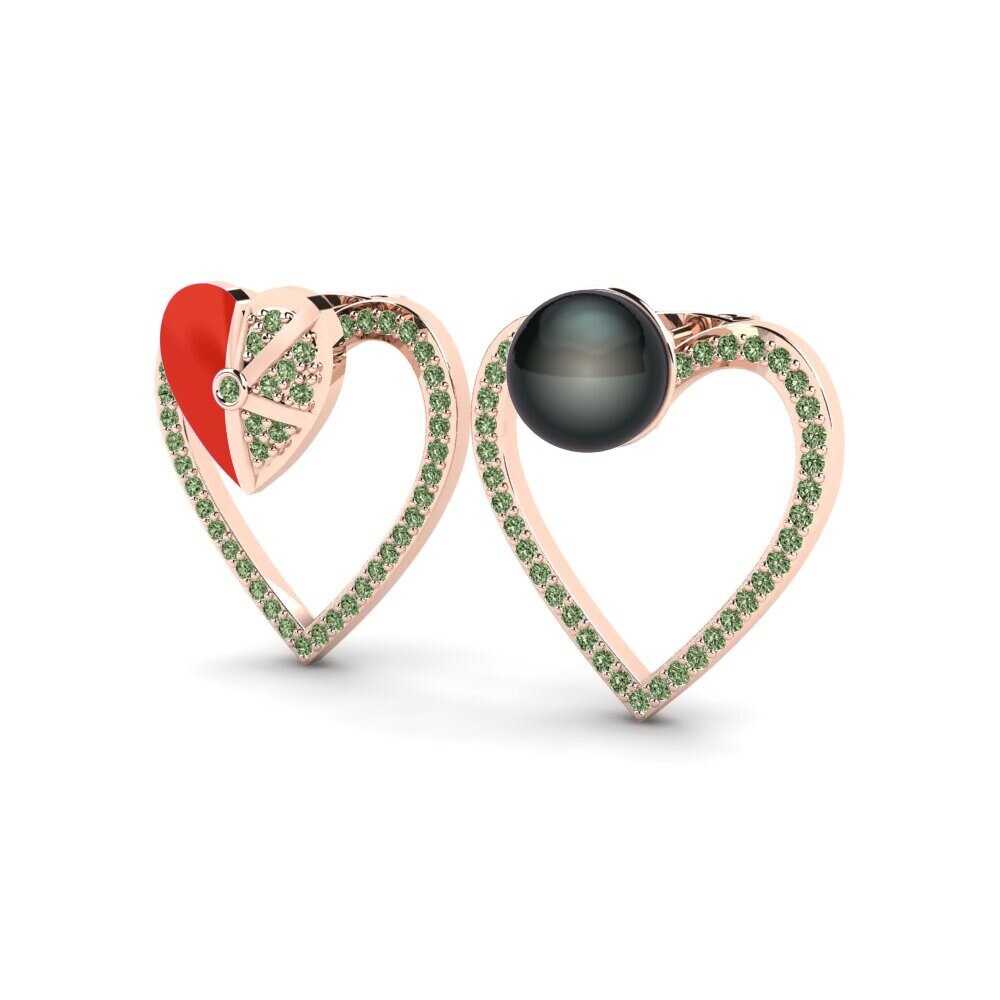 Green Diamond Women's Earring Misto D