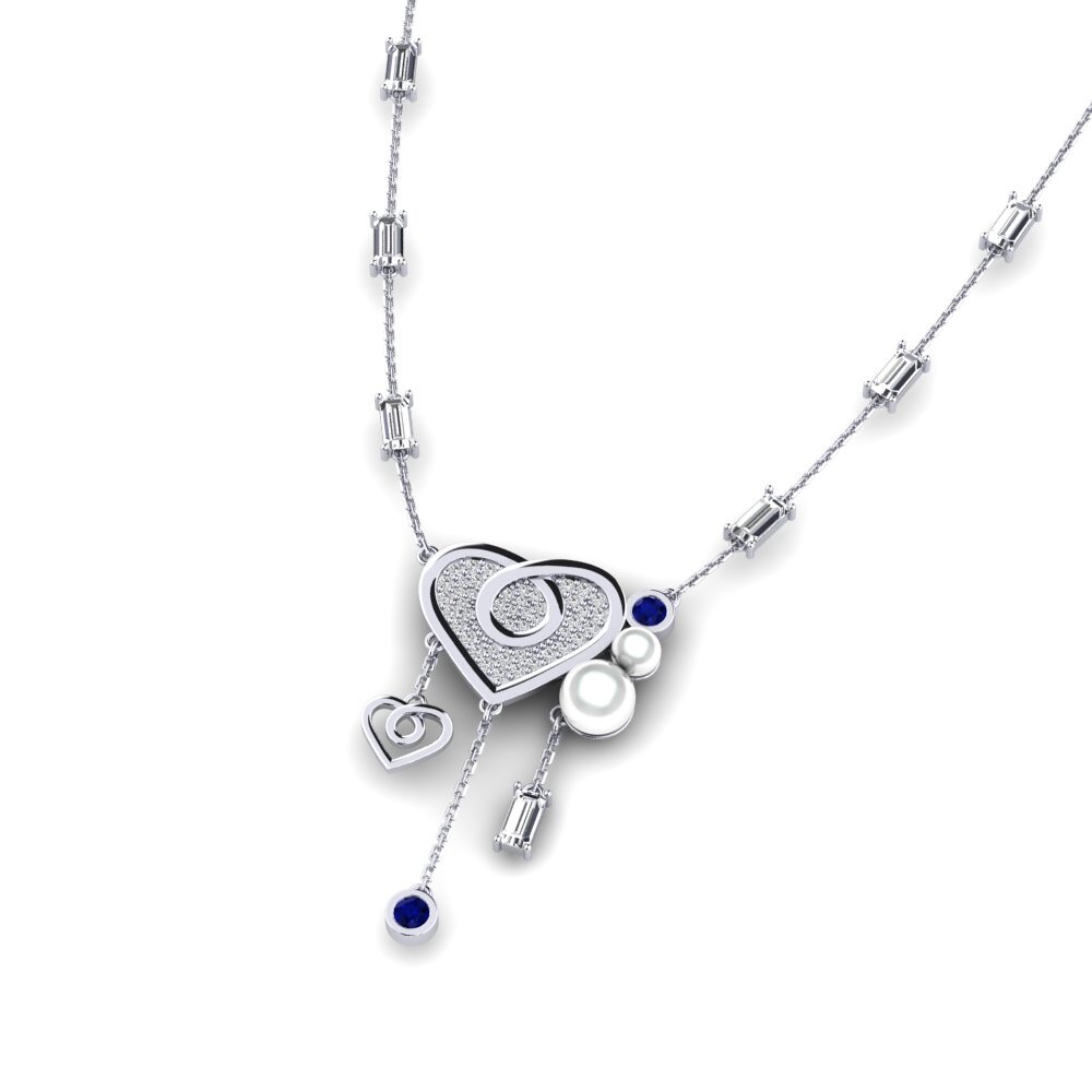 Sapphire Women's Necklace Passjoni
