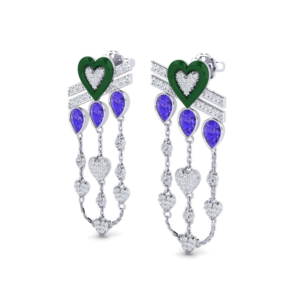 Tanzanite Women's Earring Plusbeau