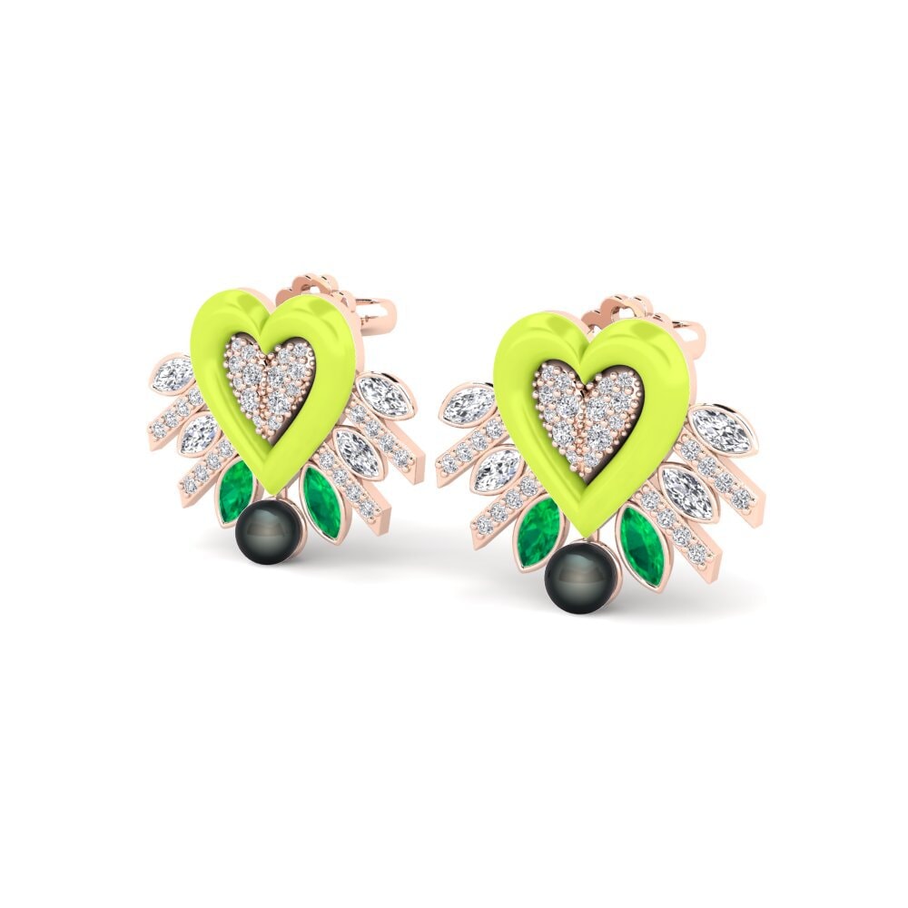 Smaragd Damen ohrring Refresh