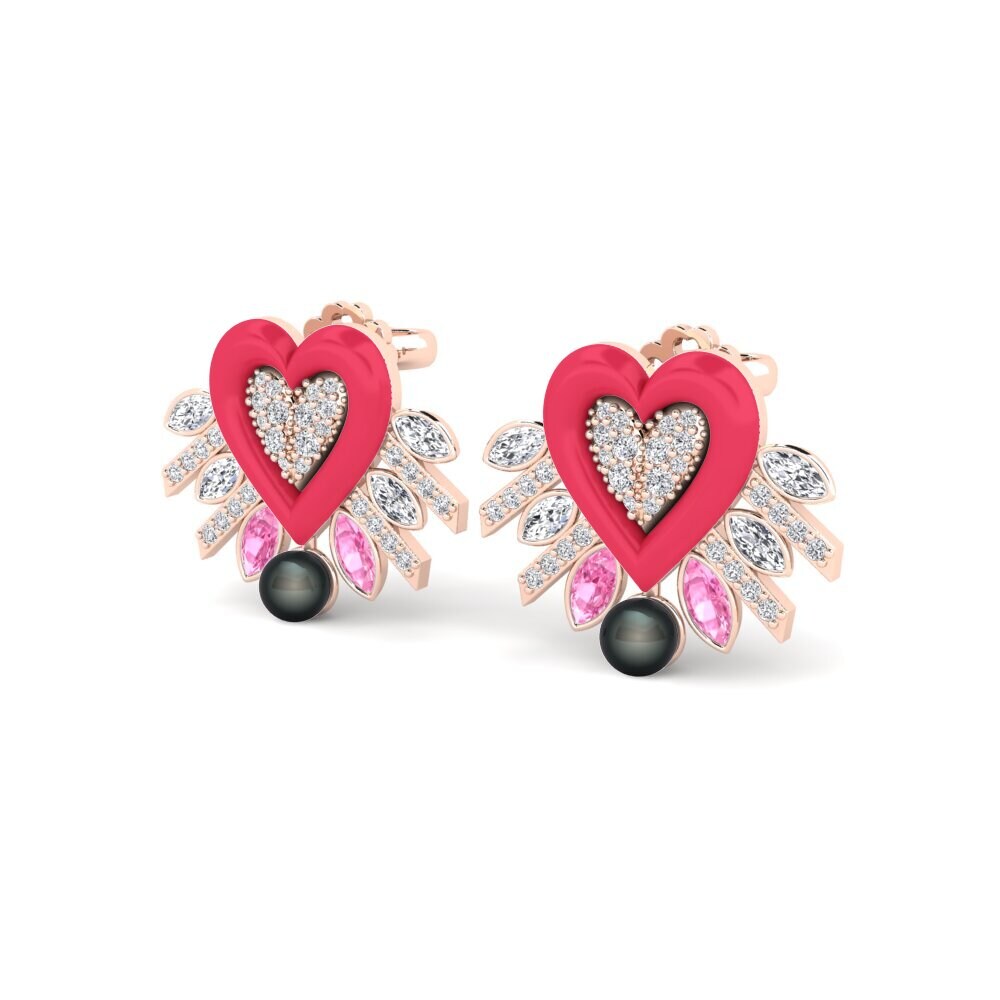 Pink Sapphire Women's Earring Refresh