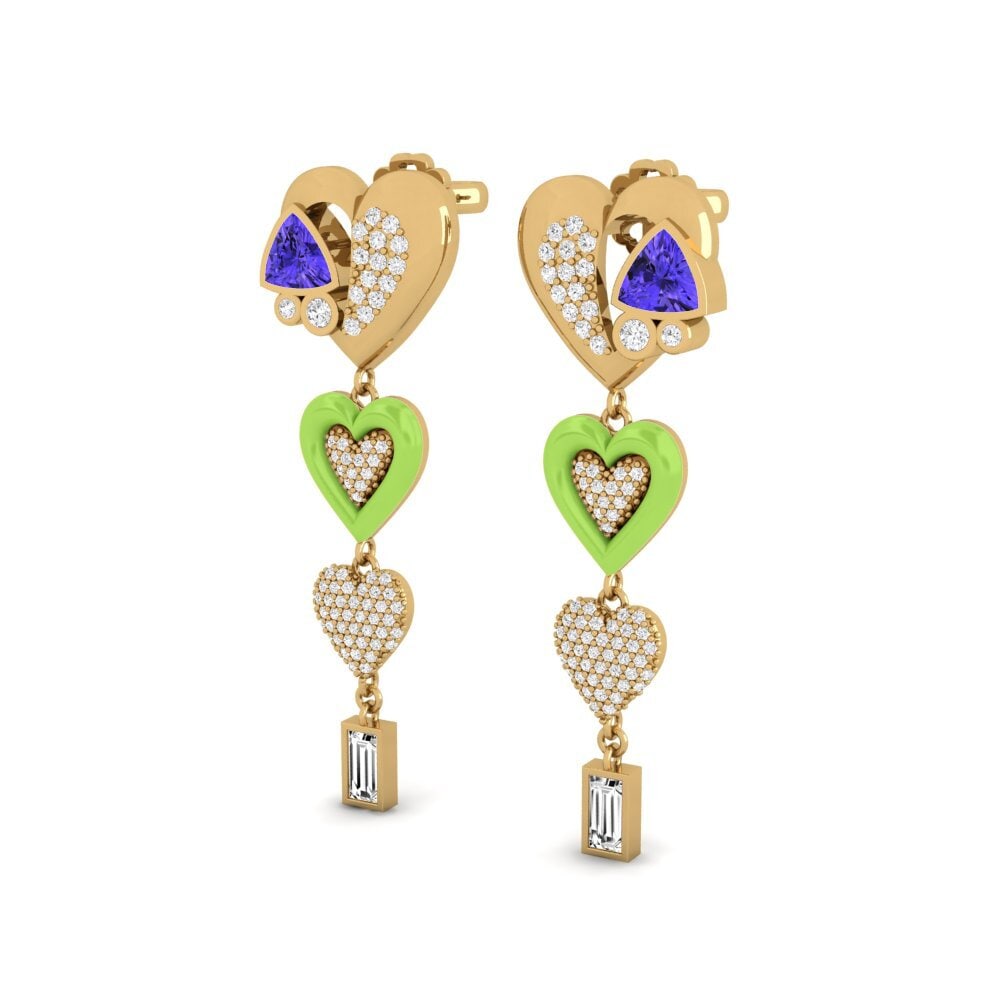 Tanzanite Orecchino da donna Relaxed