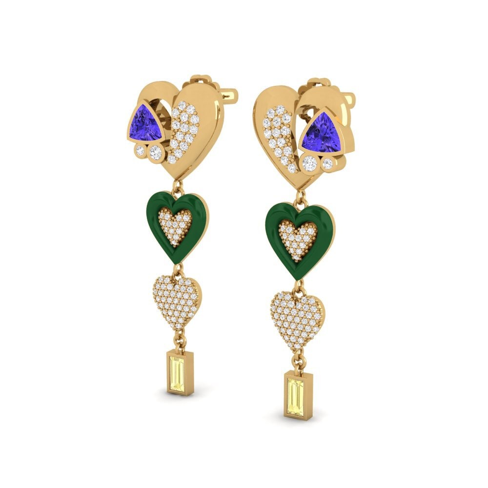 Tanzanite Women's Earring Relaxed