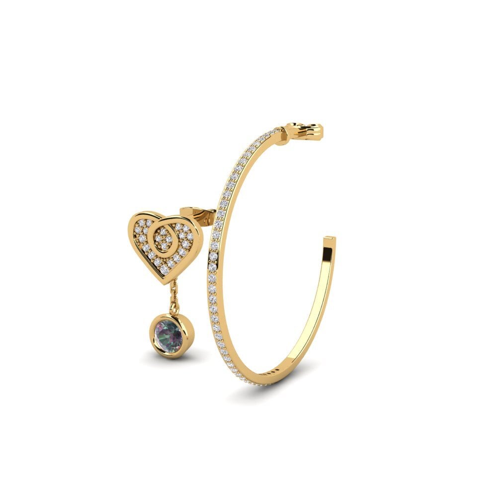 Đá Topaz Huyền Bí Bông tai nữ Todorkhoi