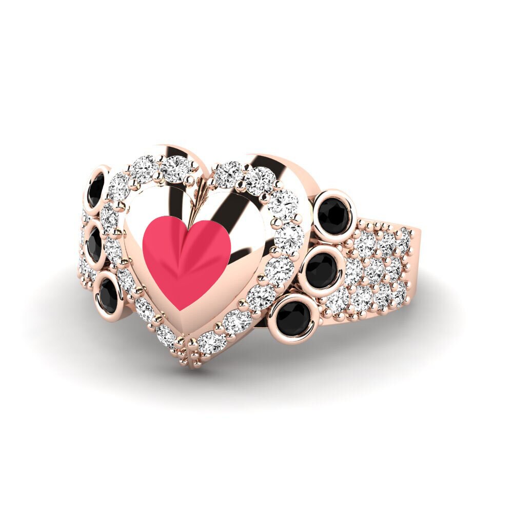 Schwarzer Onyx Ring Trappabuono