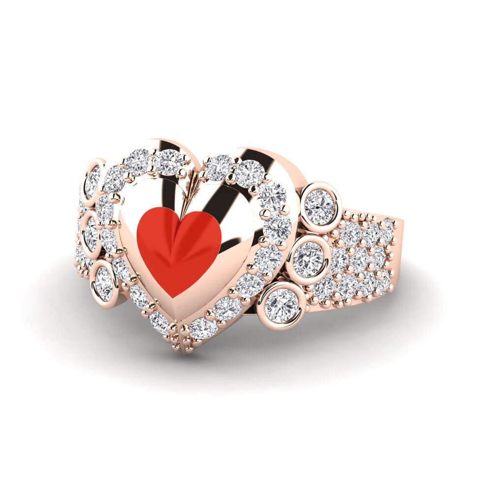 14ct Rose Gold Ring Trappabuono