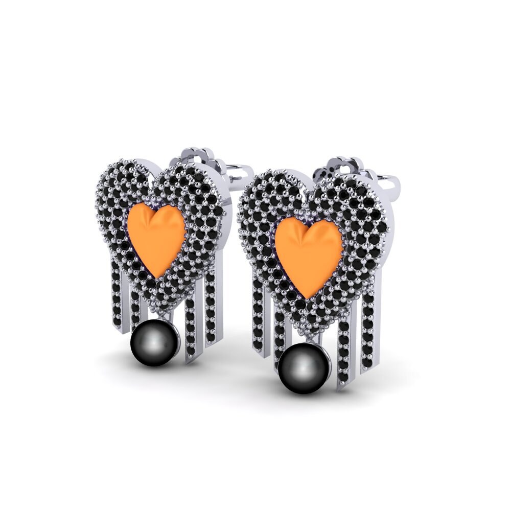 Black Sapphire Women's Earring Vitaunica