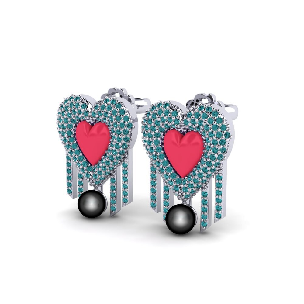 Blue Diamond Women's Earring Vitaunica