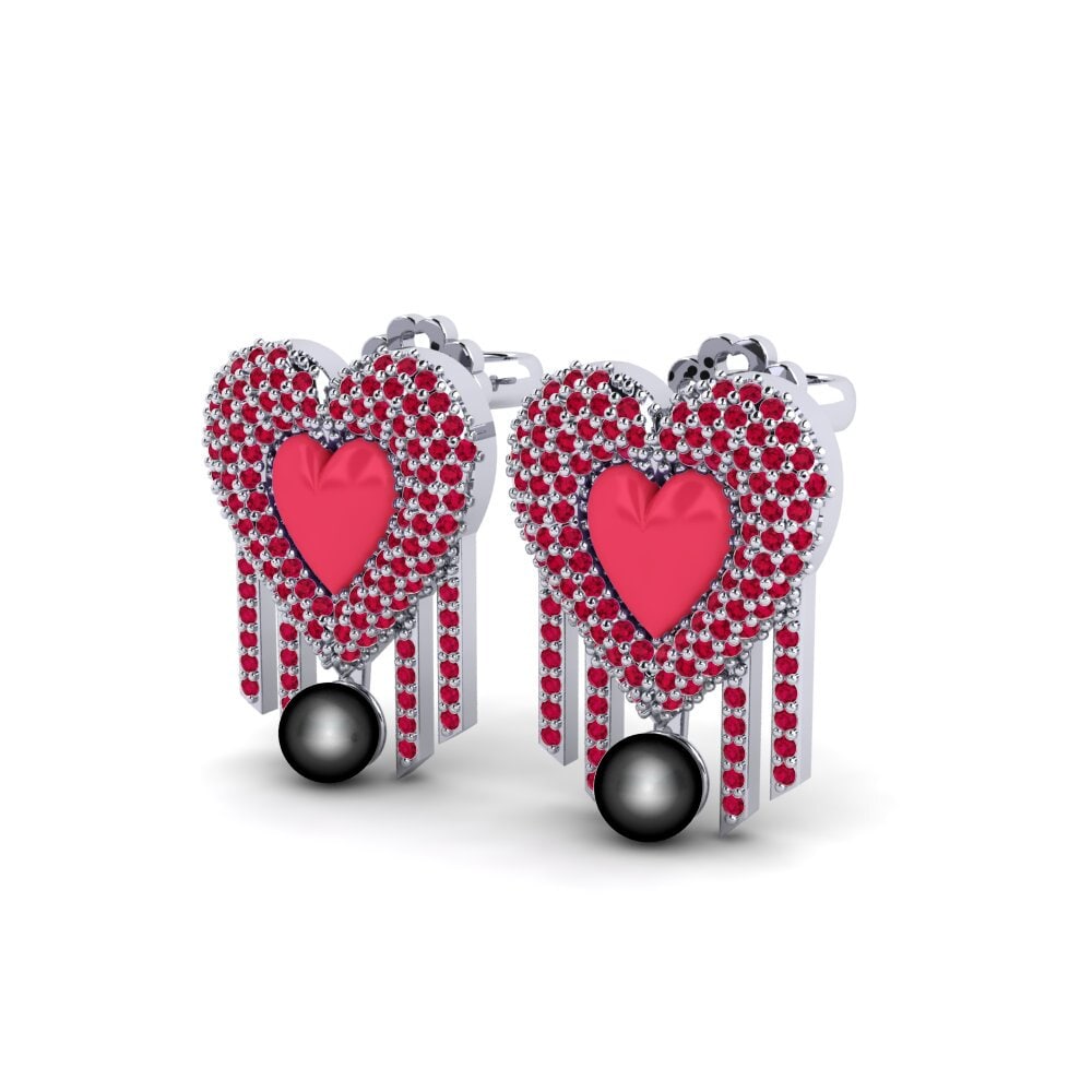 Ruby Women's Earring Vitaunica