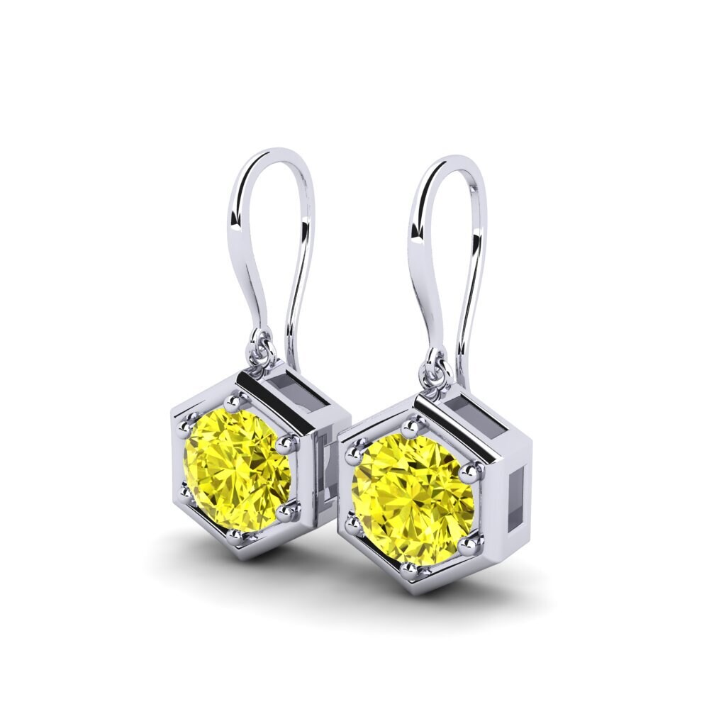 Yellow Diamond Women's Earring Adducer