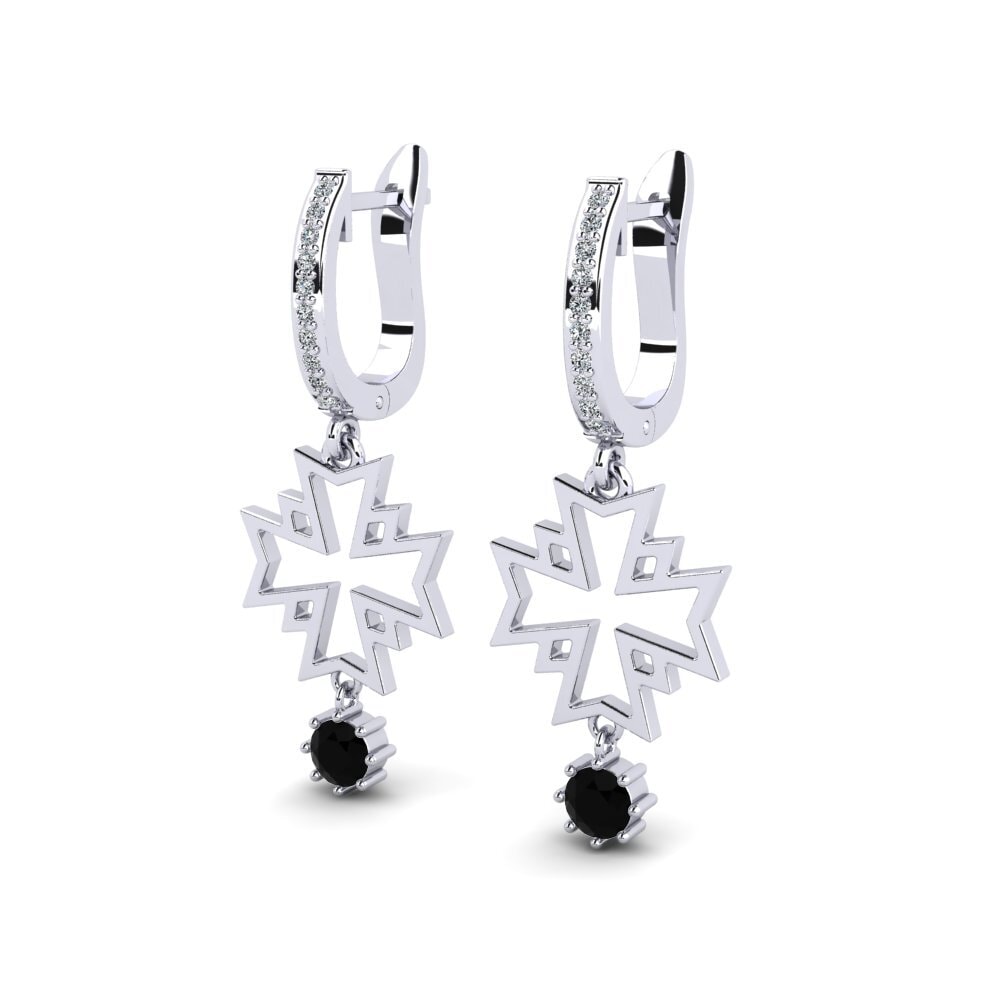 Schwarzer Diamant Damen ohrring Alenege