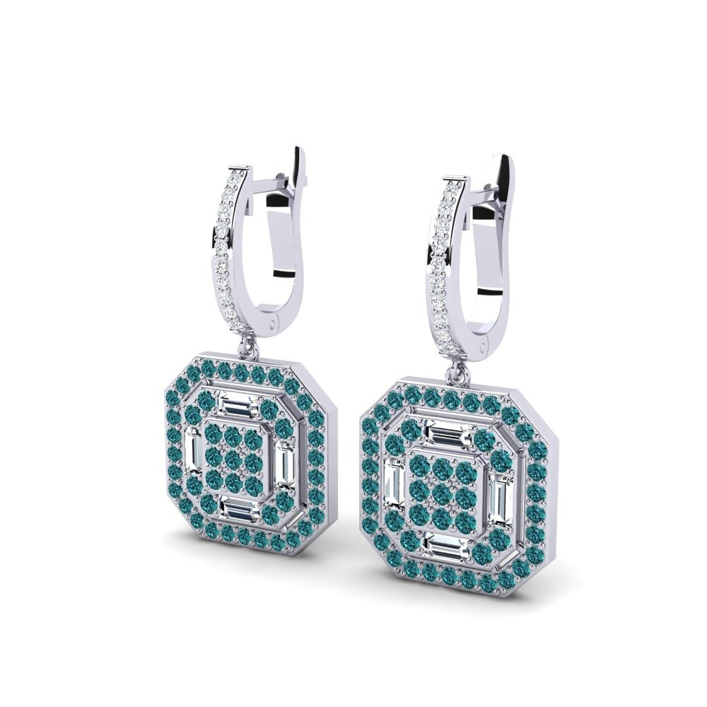 Blue Diamond Women's Earring Amondas