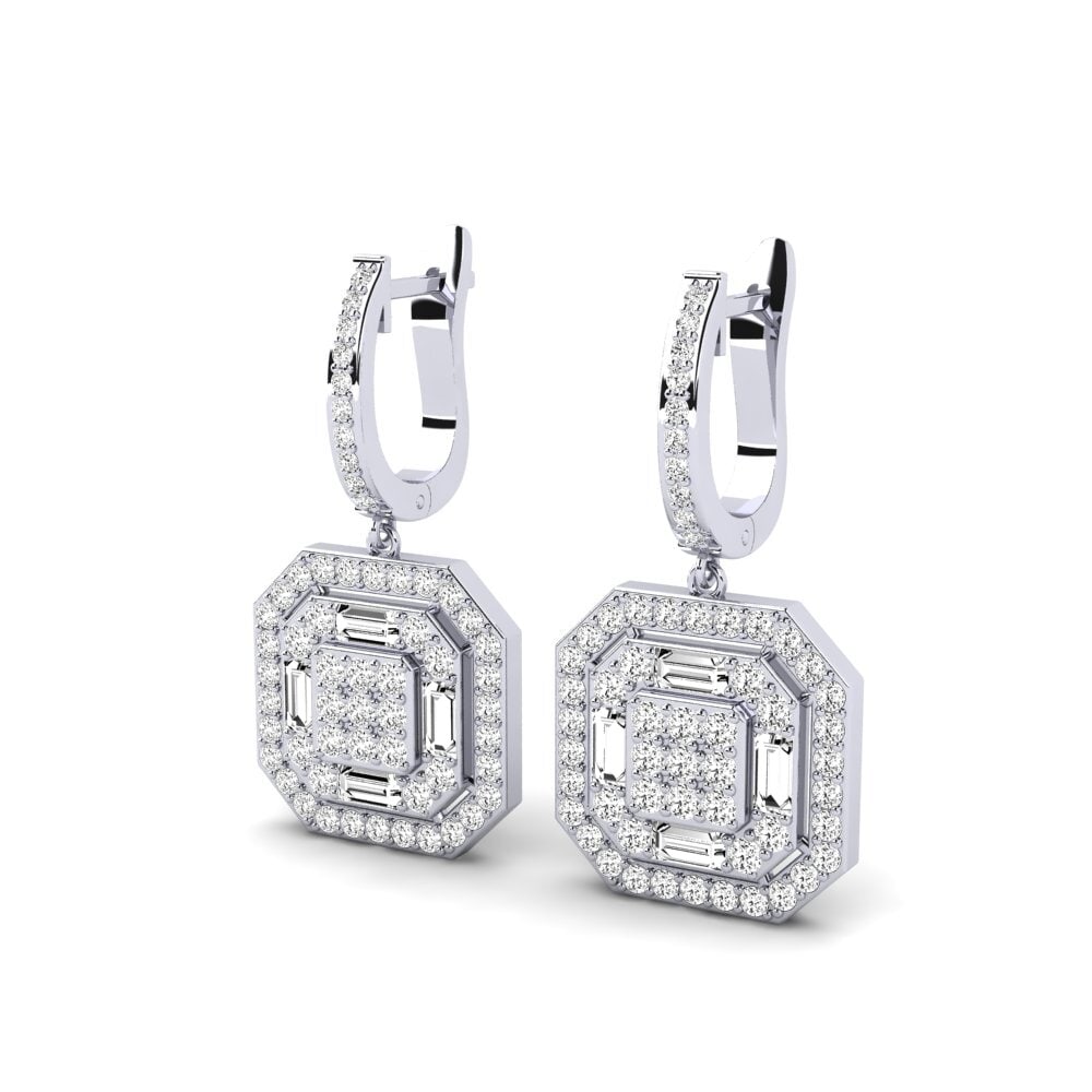Đá Moissanite Bông tai nữ Amondas