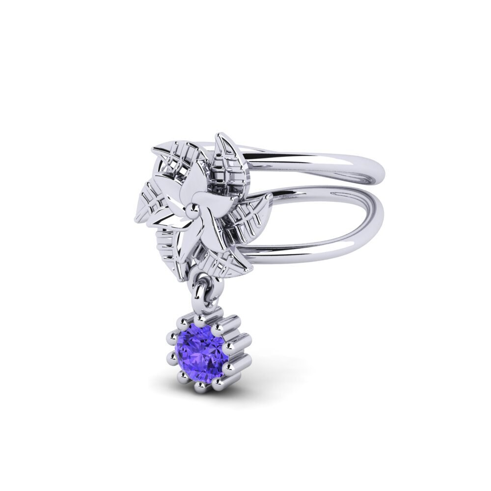 Tanzanite Boucle d'oreille femme Aquents