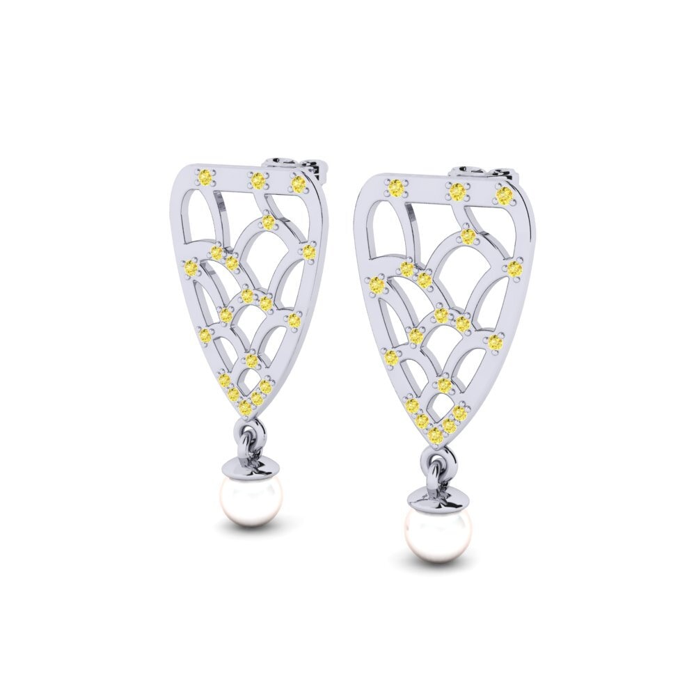 Yellow Sapphire Women's Earring Aspendossa