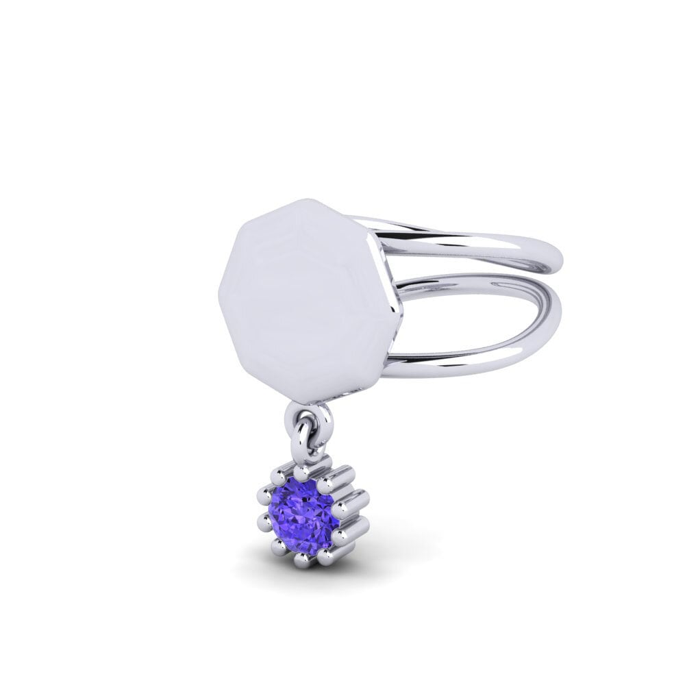Tanzanite Boucle d'oreille femme Atinent
