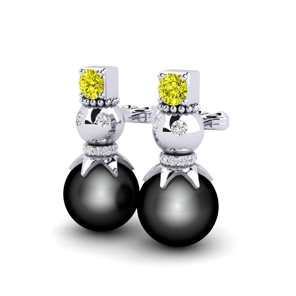 Yellow Diamond Women's Earring Biero
