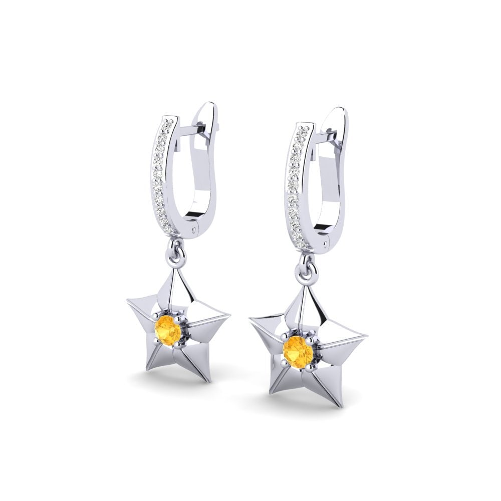 Citrine Women's Earring Chutess