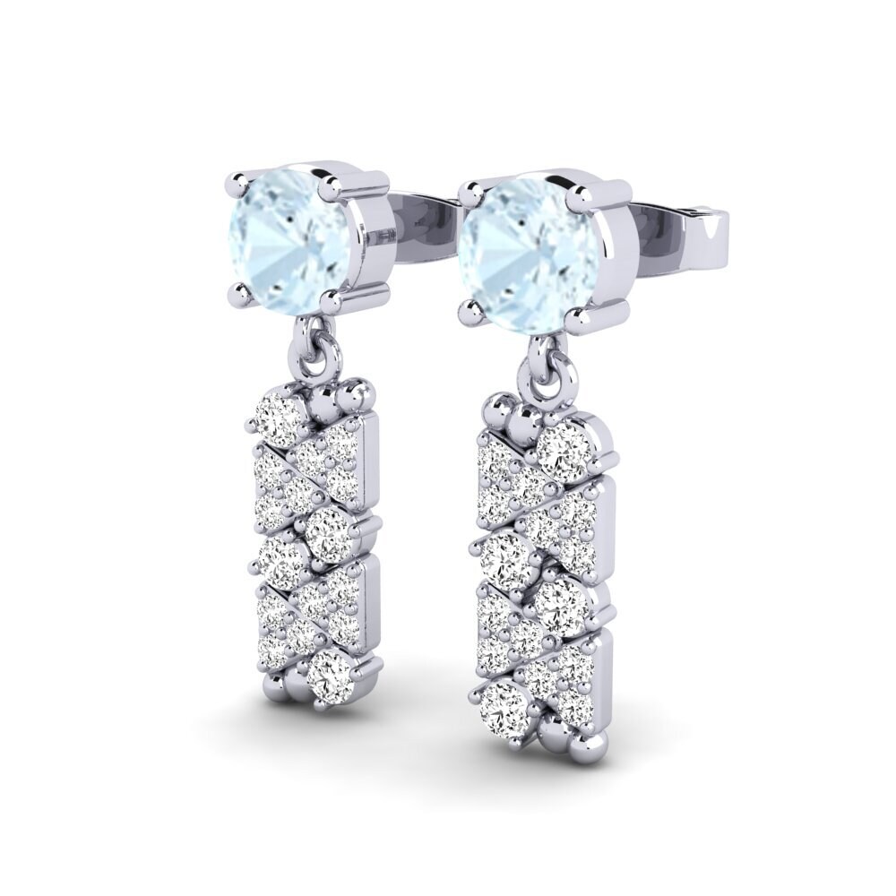 Aigue-marine Boucle d'oreille femme Gehrig