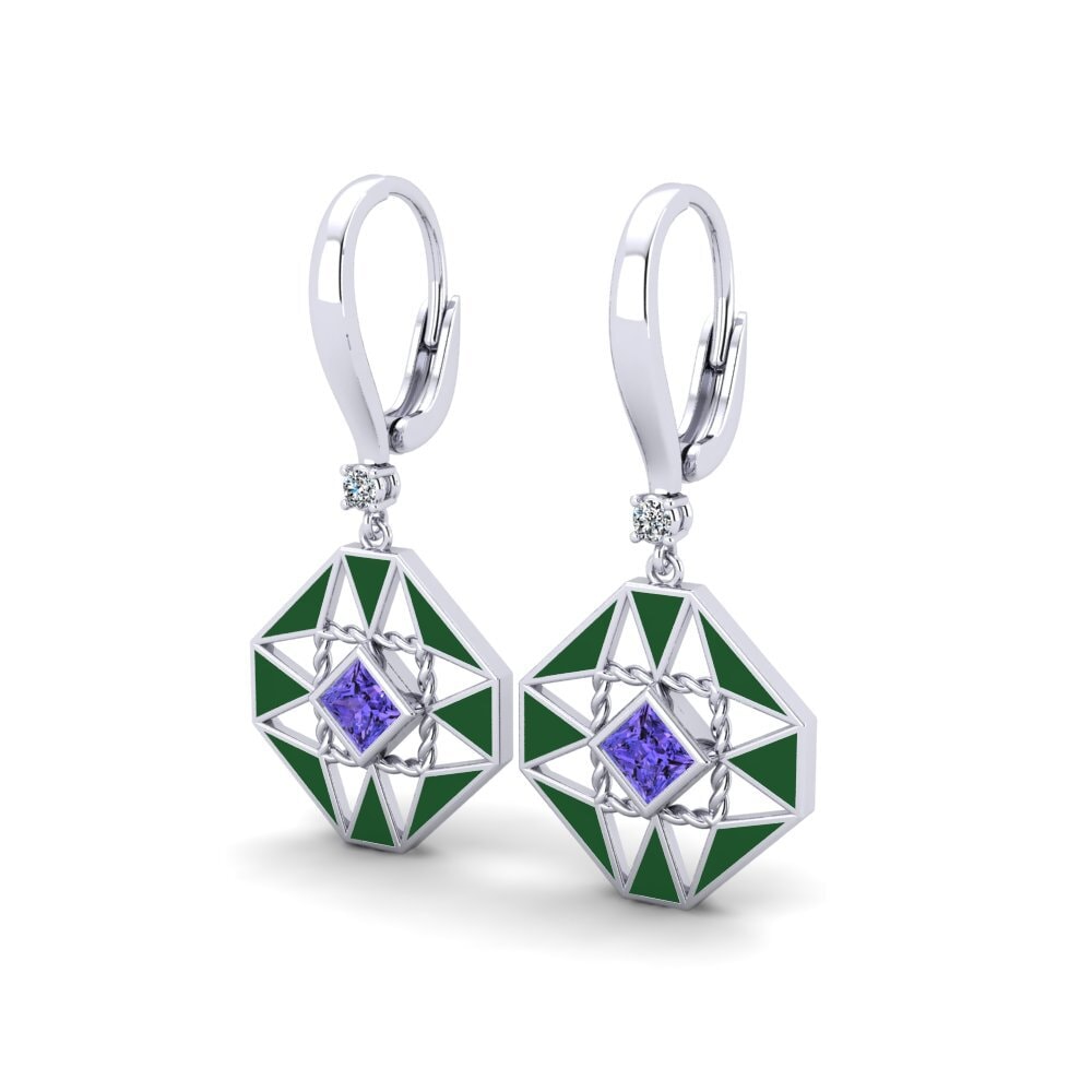 Tanzanite Women's Earring Noun