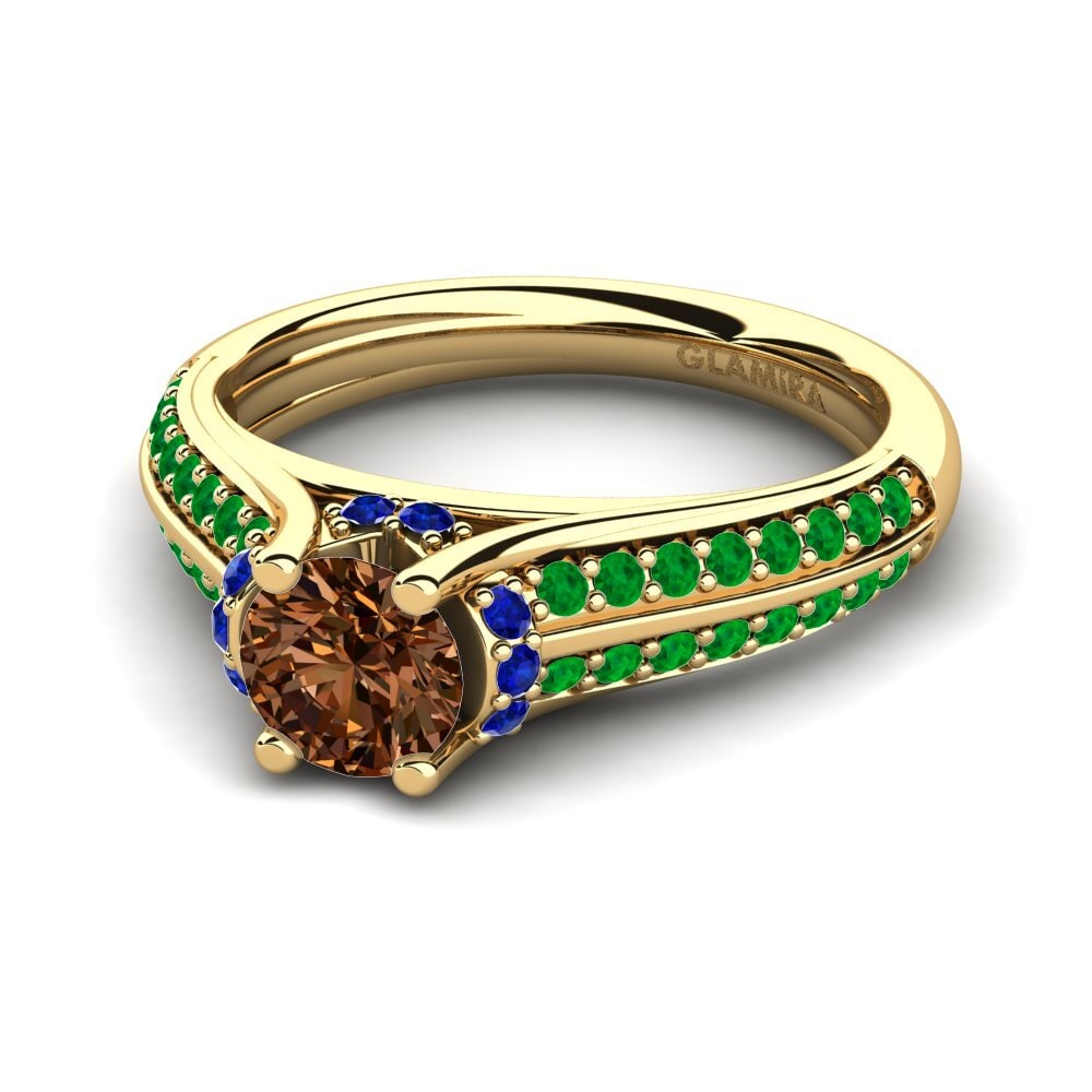 14k Yellow Gold Engagement Ring Eleta