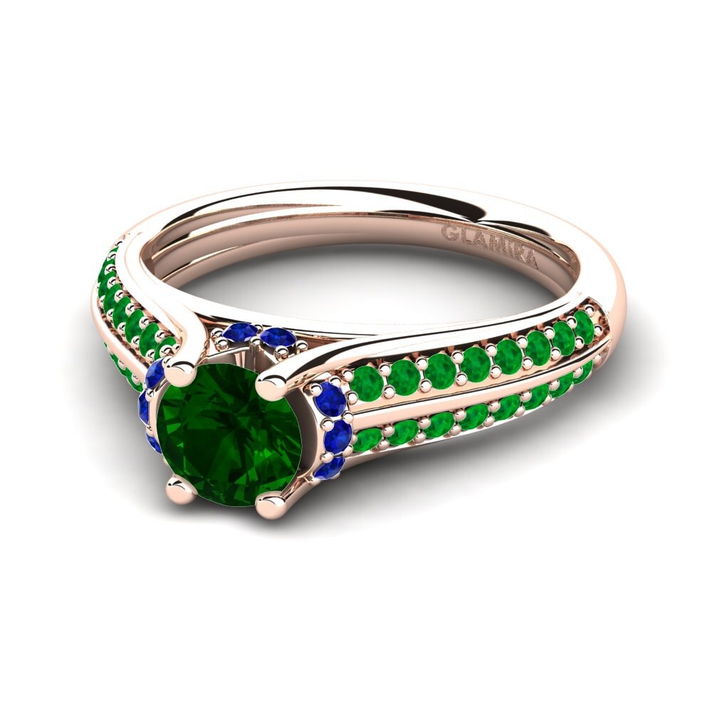 Green Tourmaline Engagement Ring Eleta