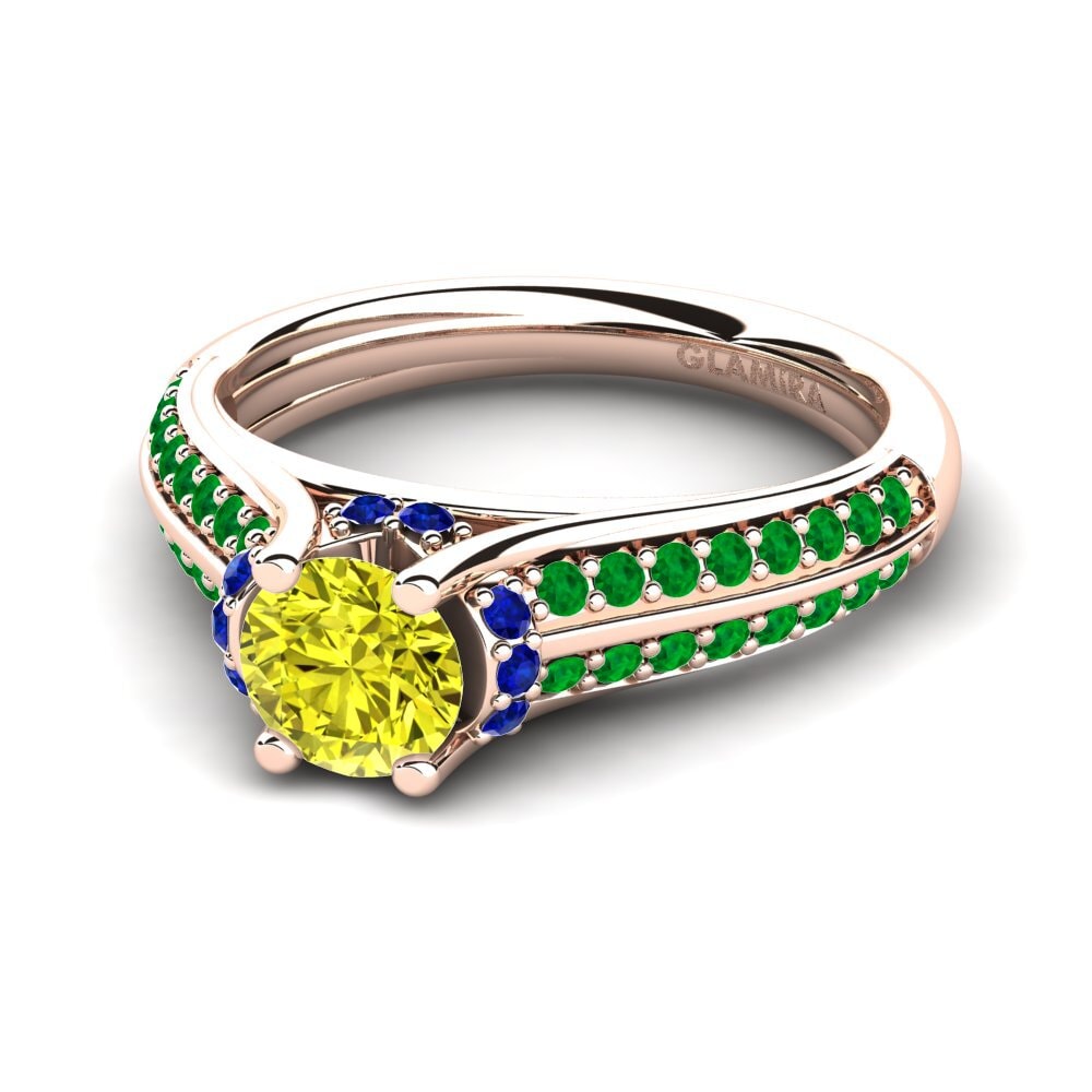Yellow Diamond Engagement Ring Eleta