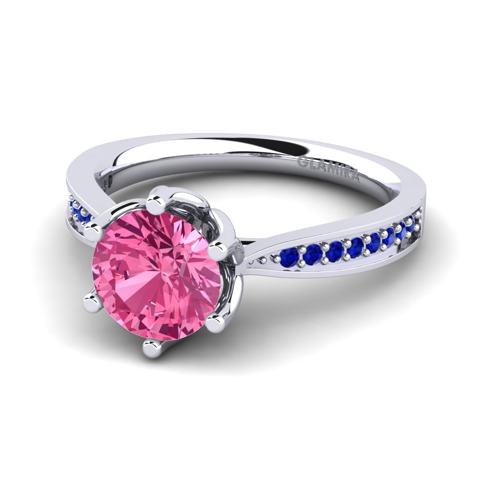 Pink Tourmaline Engagement Ring Hiya