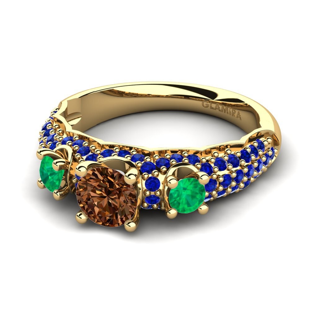 14k Yellow Gold Engagement Ring Lilava