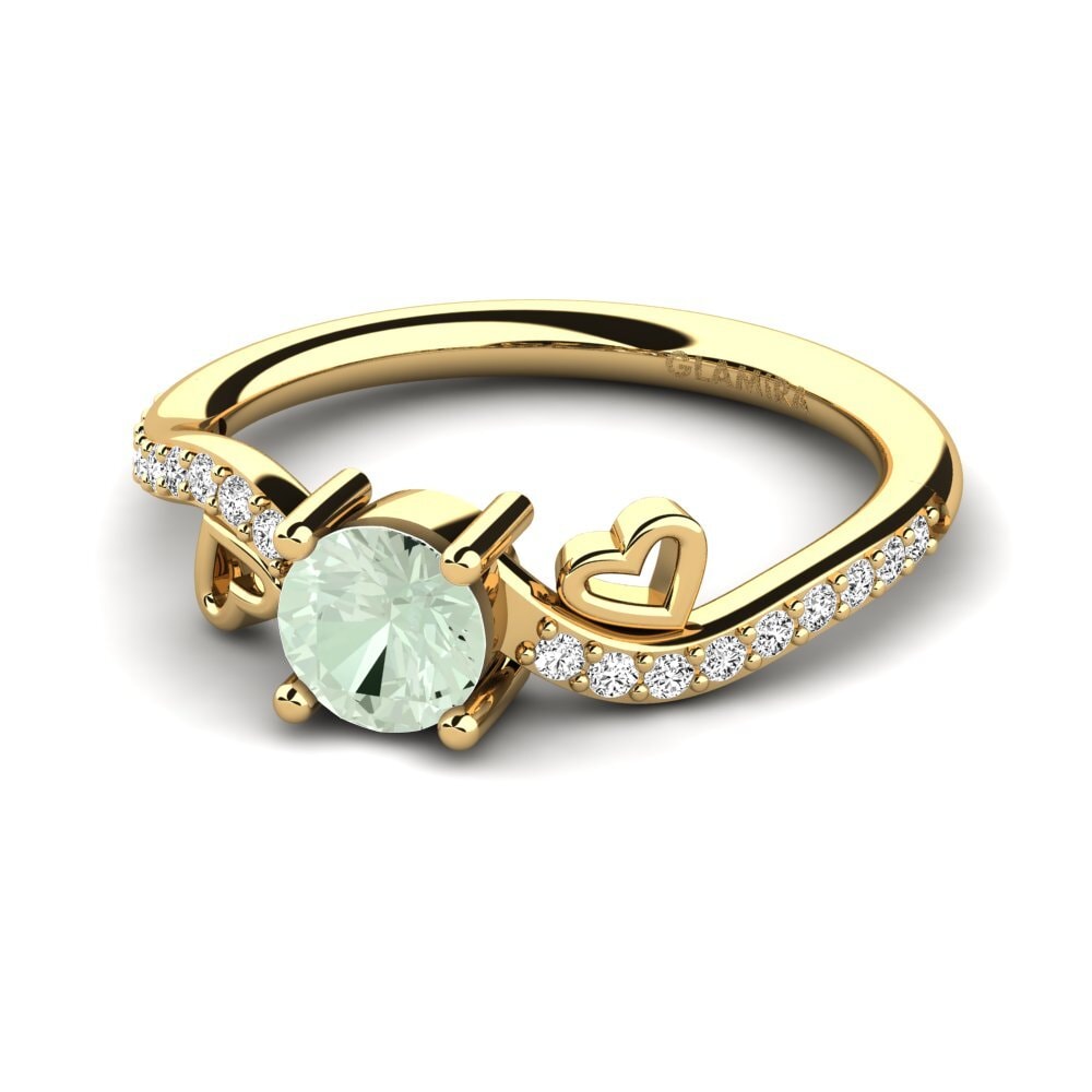 Amatista verde Anillo de compromiso Mabule