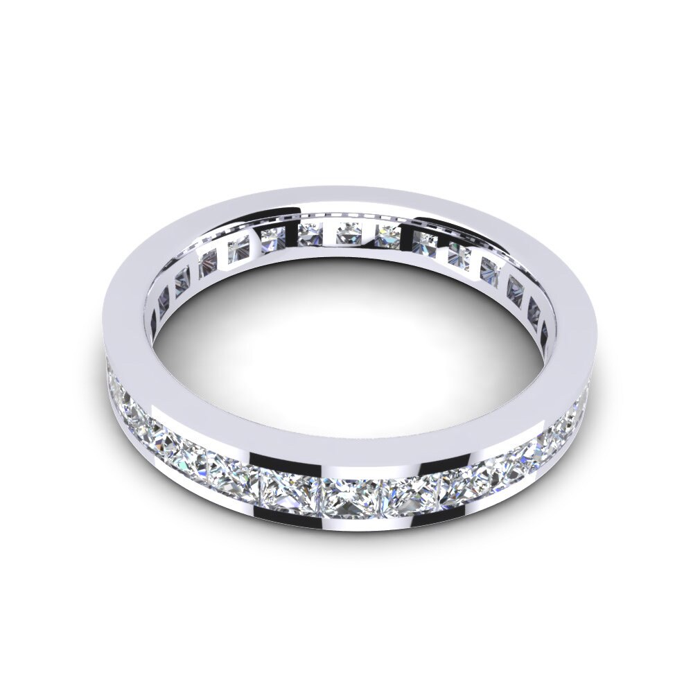Princesa Moissanita Anillo Jill