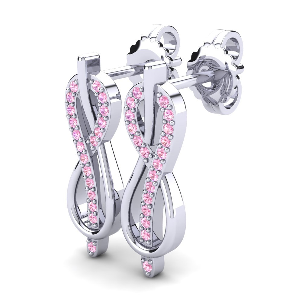 Pink Sapphire Women's Earring Ackerley