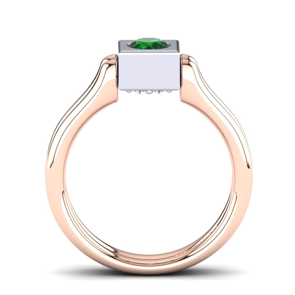 Grüner Zirkonia Ring Addiena