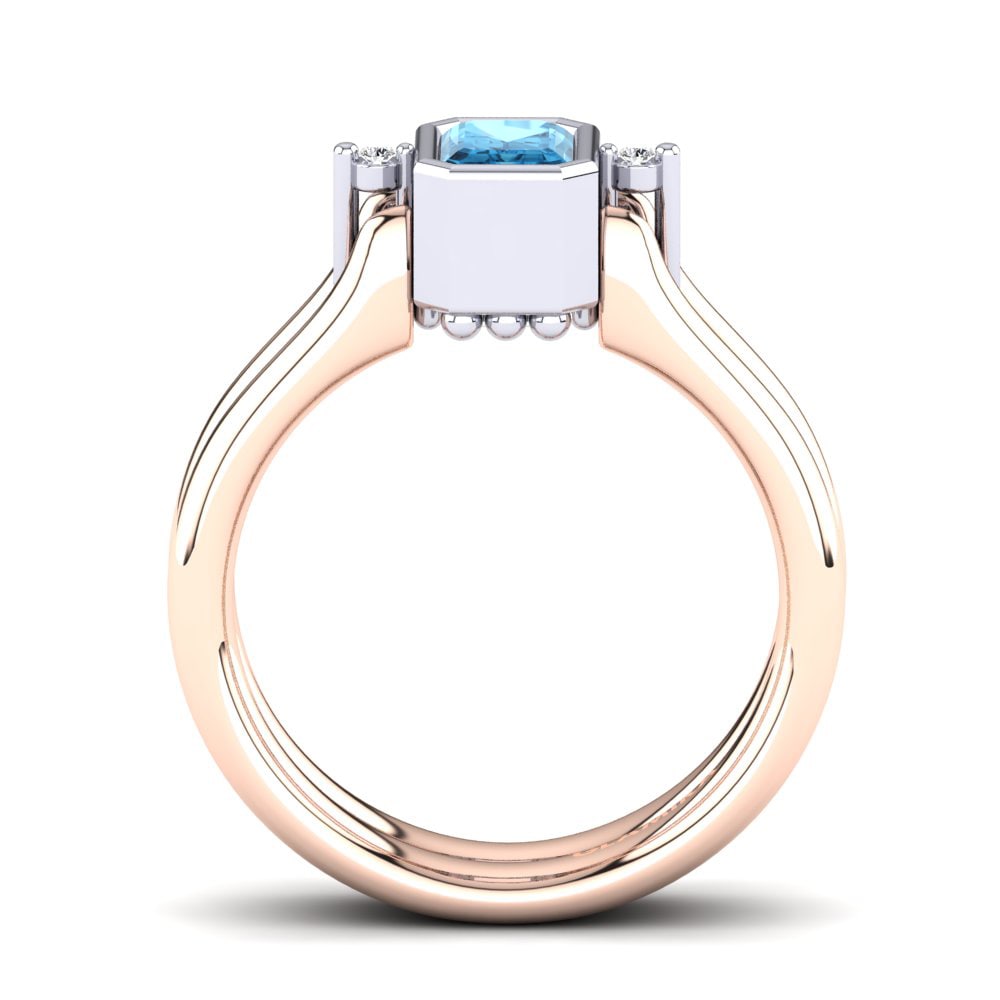Blauer Topas Ring Ahmarria