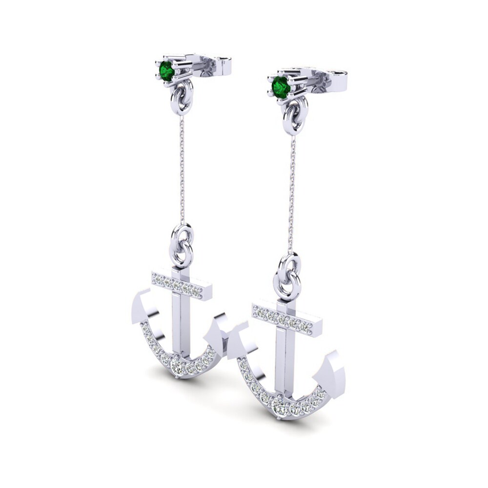 Green Zirconia Women's Earring Akile