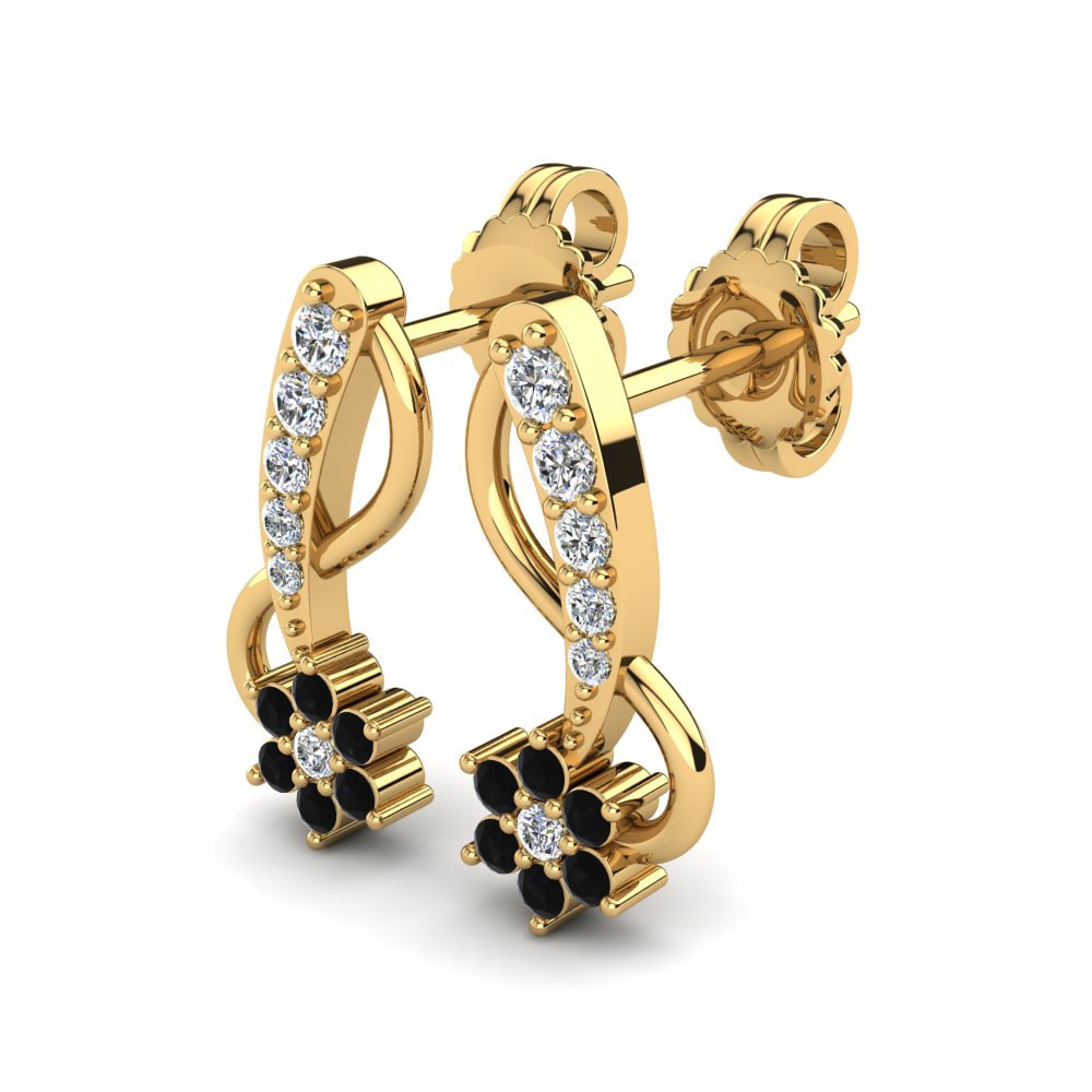Black Sapphire Women's Earring Aldercy