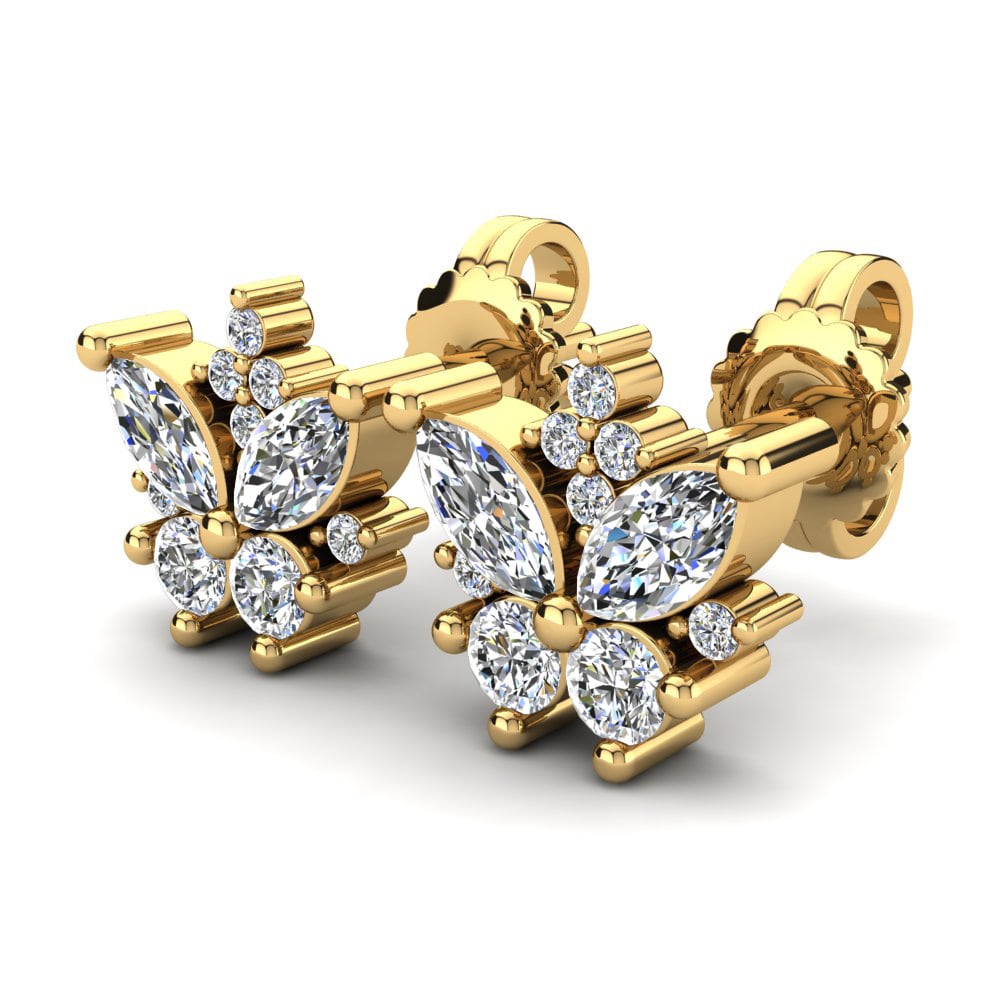 Marquise Diamant Kvindes ørering Alekah