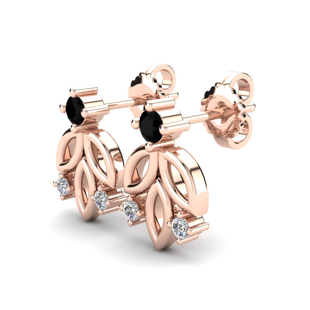Black Sapphire Women's Earring Anzhela