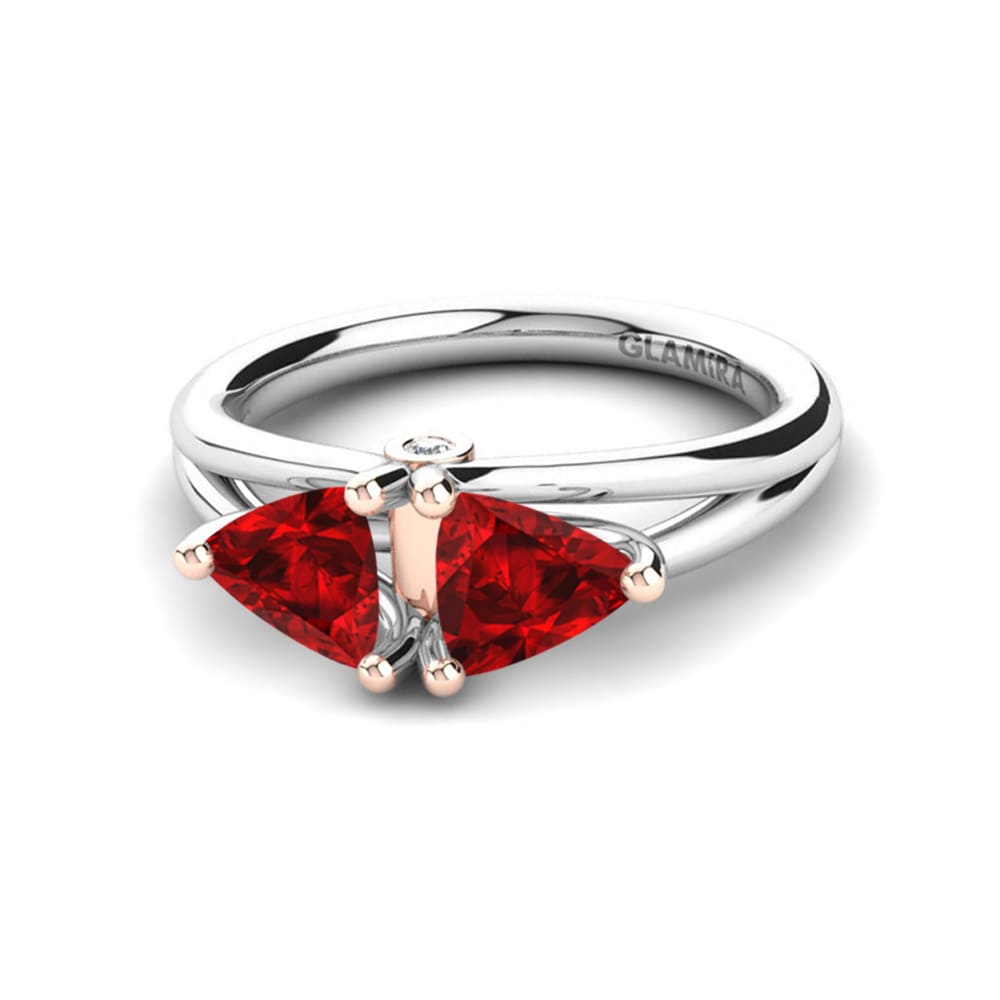 Red Zirconia Ring Arisu