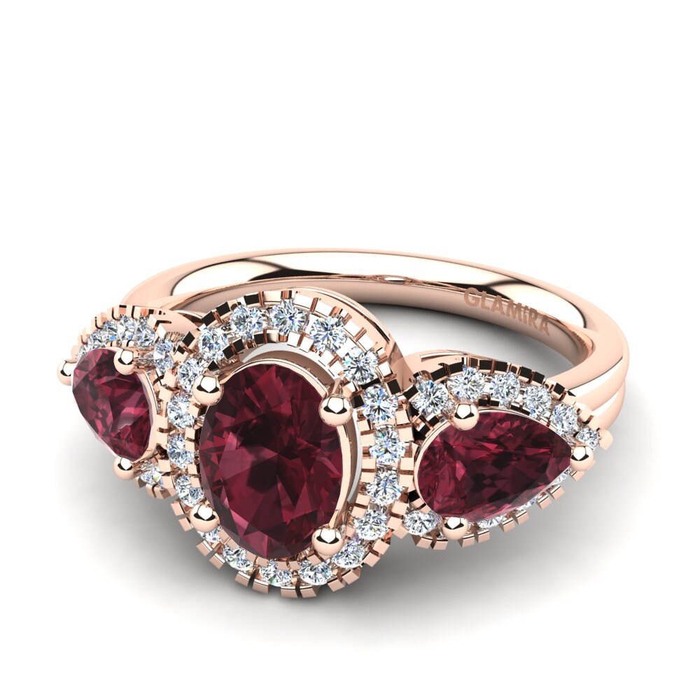 Granate Anillo de compromiso Azure