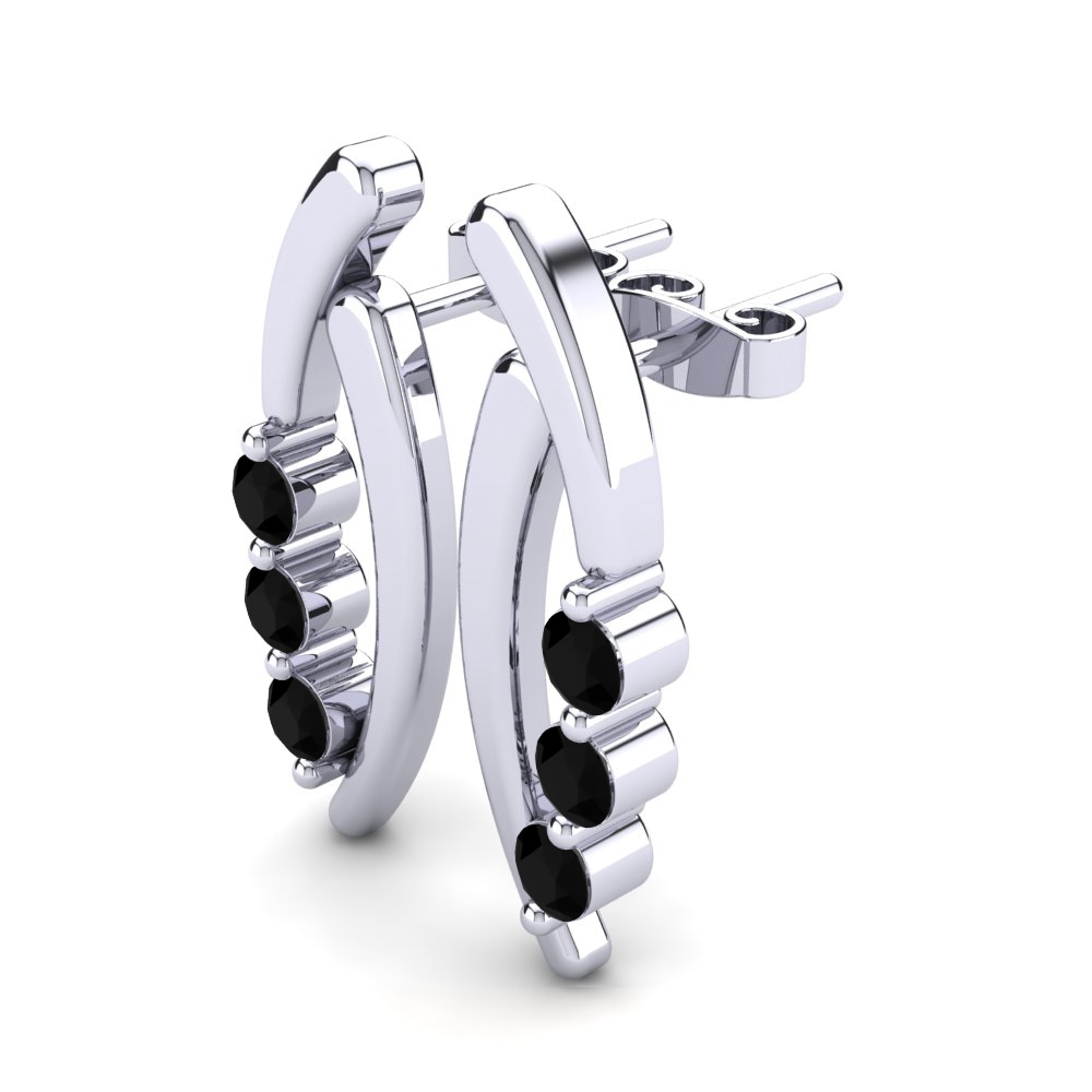 Black Onyx Women's Earring Beder