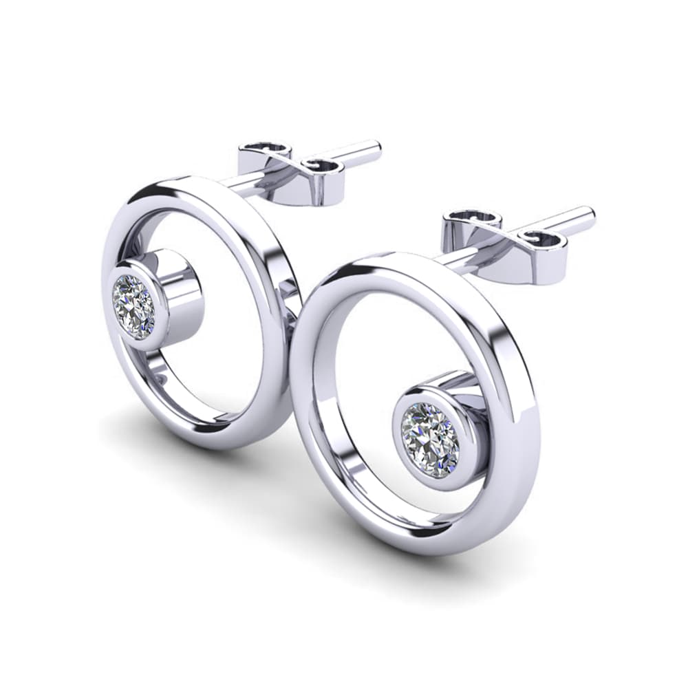 Đá Moissanite Bông tai nữ Bedirnisa
