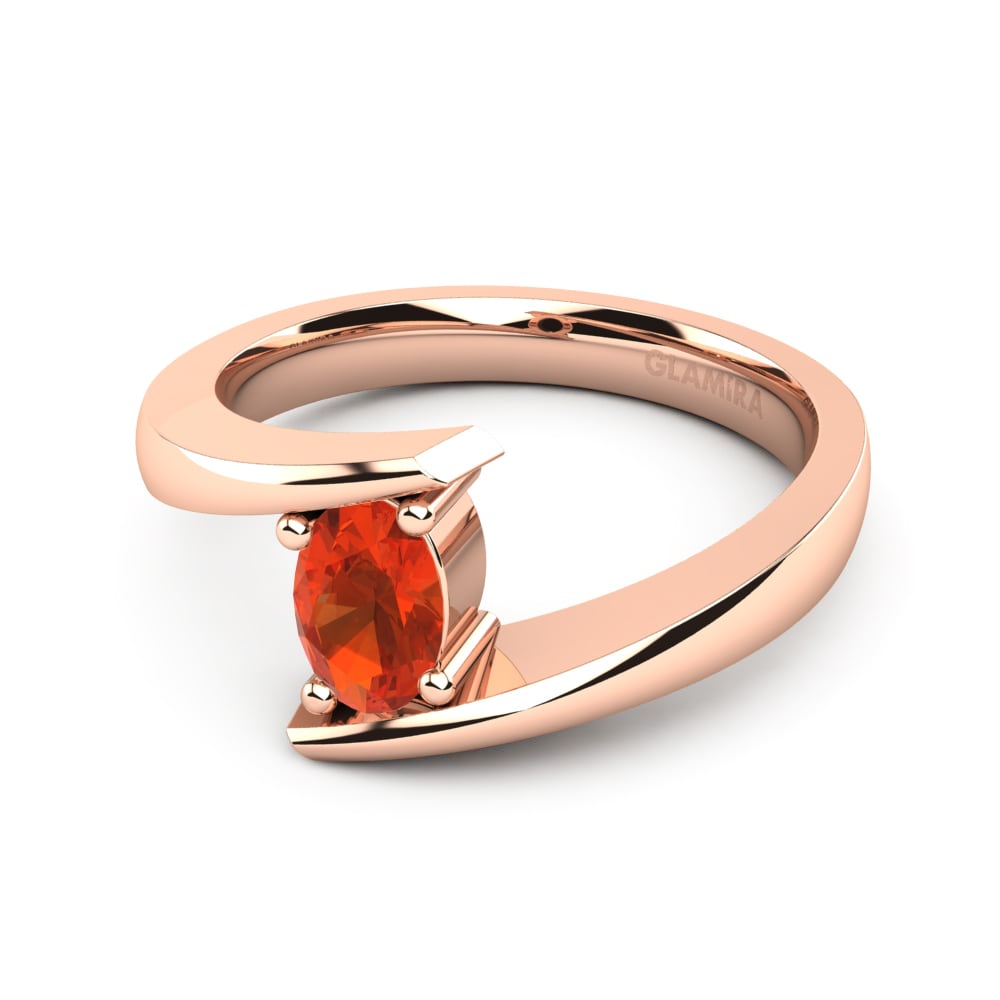 Ópalo Fuego Anillo de compromiso Bernice