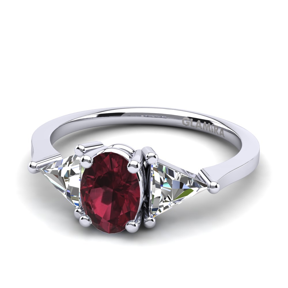 Garnet Engagement Ring Berthe